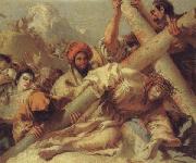 Giandomenico Tiepolo Christ Falls on the Road to Calvary Sweden oil painting artist